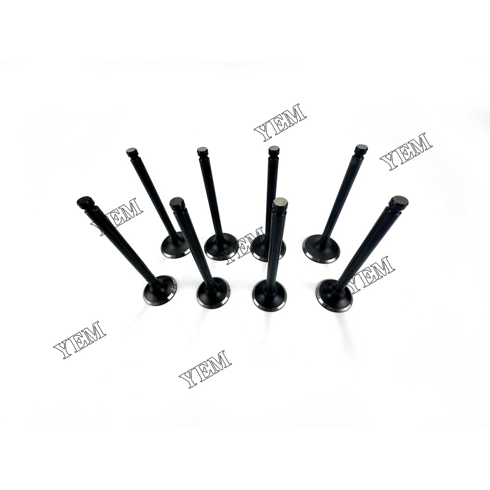 8X For Yanmar 4TNE100 Intake Valve With Exhaust Valve Diesel engine parts For Kubota