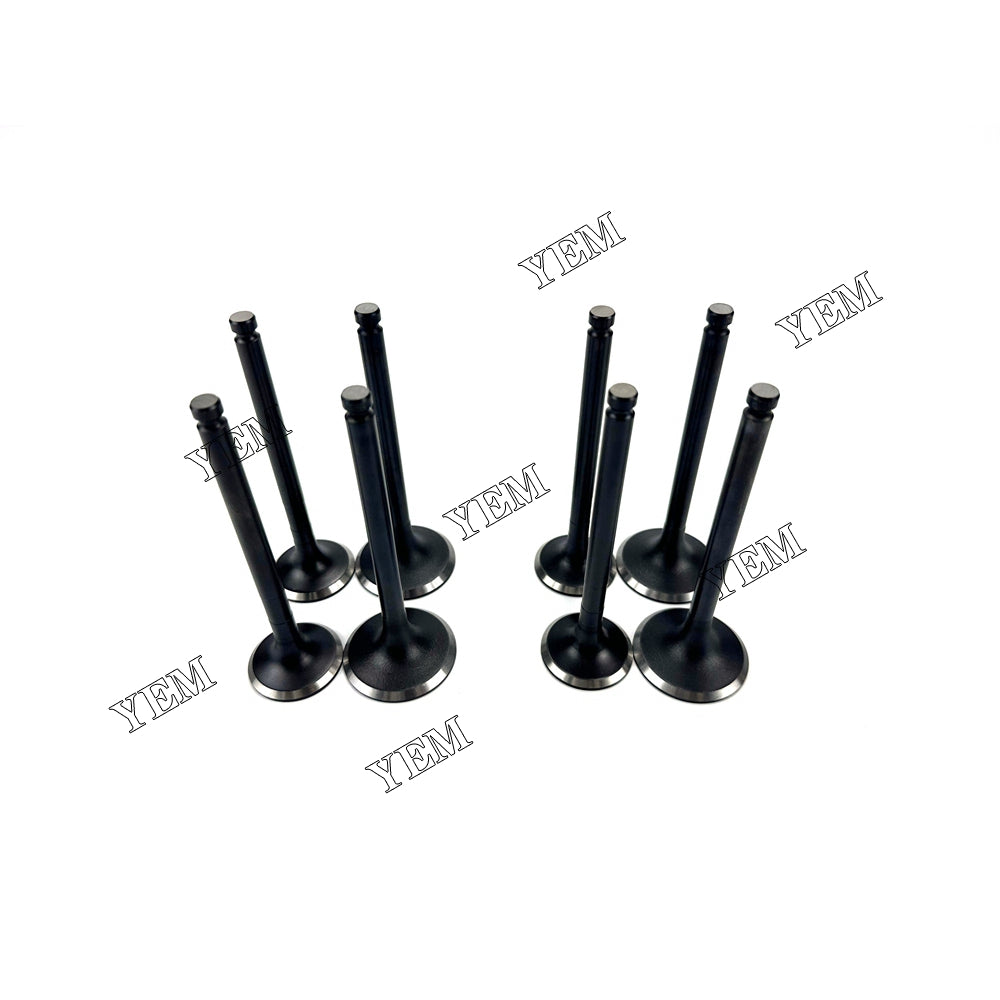 8X For Kubota V1405 Intake Valve With Exhaust Valve Diesel engine parts For Perkins