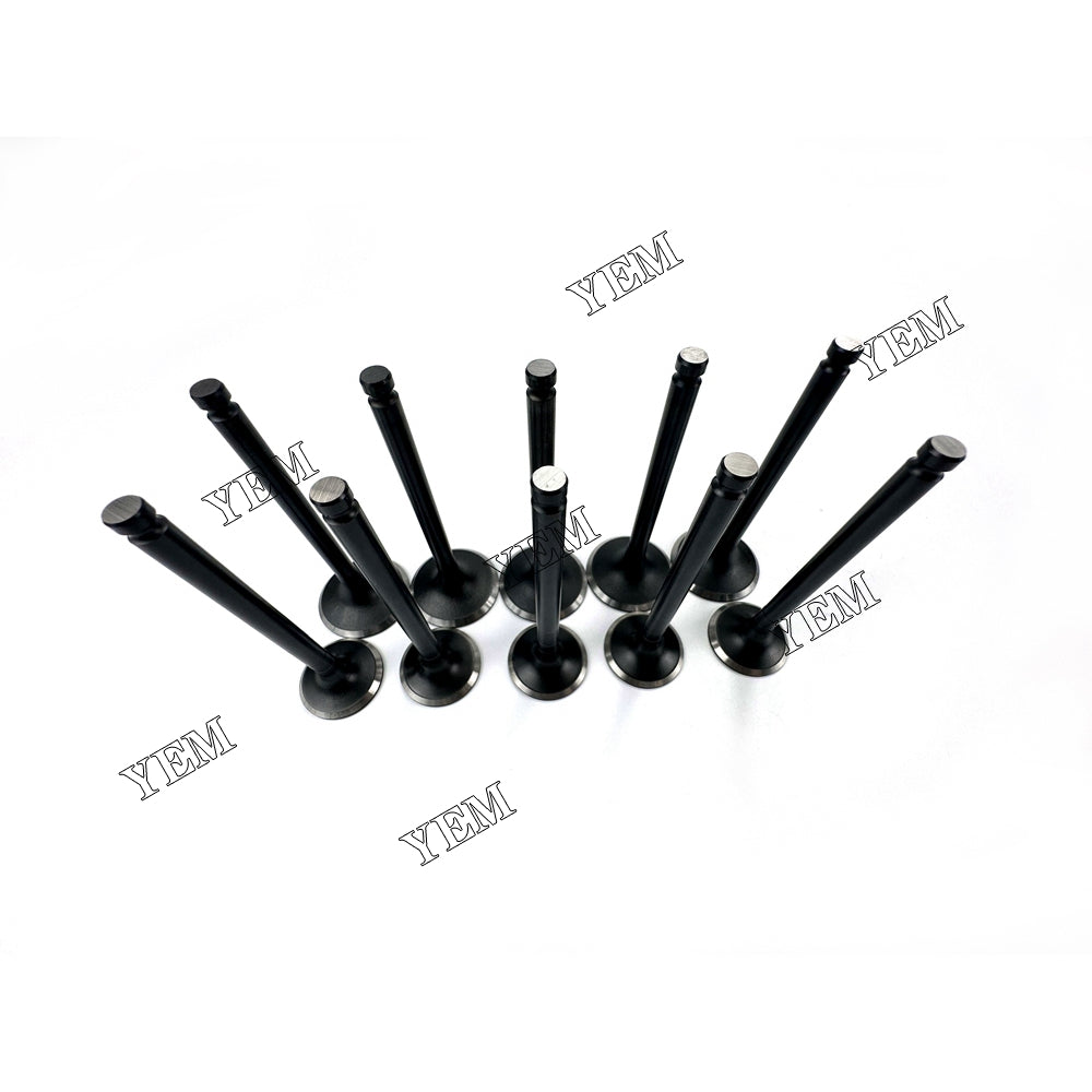 8X For Kubota V1100 Intake Valve With Exhaust Valve Diesel engine parts For Yanmar