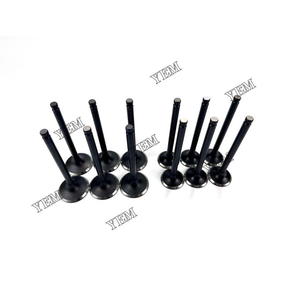 12X For Perkins 1006-60 Intake Valve With Exhaust Valve Diesel engine parts For Kubota