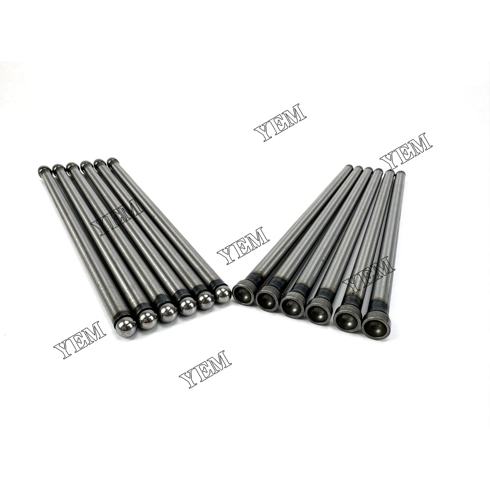 12X For Perkins 1106C-E60TA Engine Valve Push Rods Diesel engine parts For Kubota