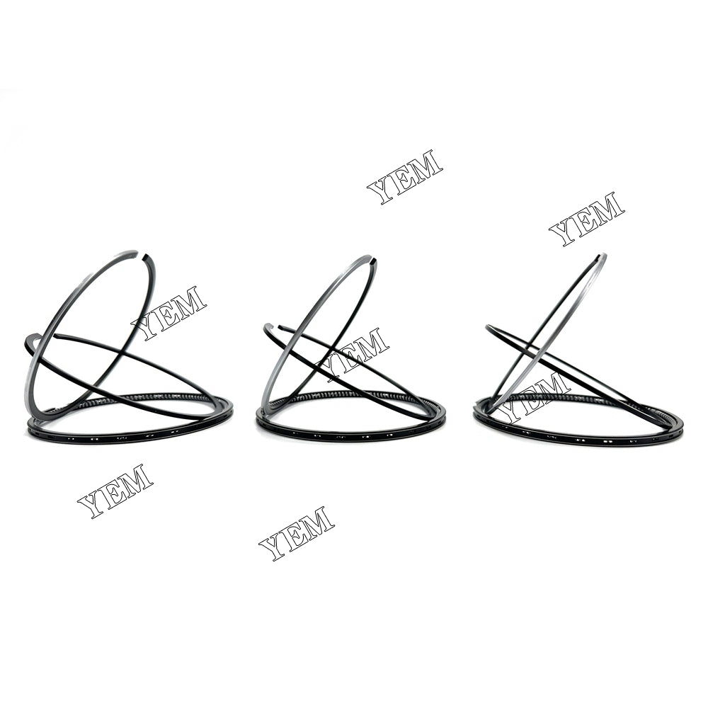 For Mitsubishi K3E 76.5mm Piston Ring+0.5mm 3 Cylinder Diesel Engine Parts For Mitsubishi