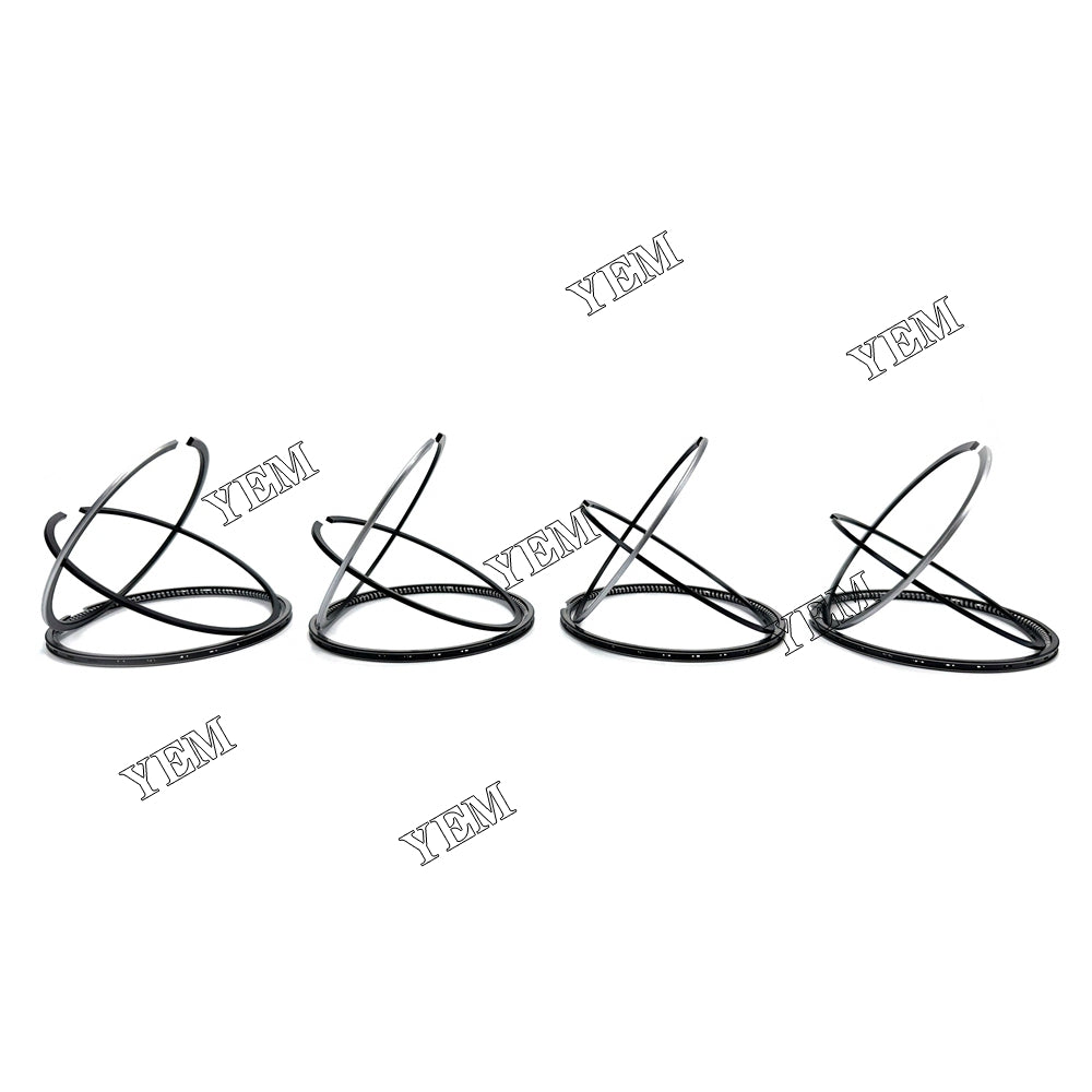 For Yanmar 4D84-2 84.5mm Piston Ring+0.5mm 4 Cylinder Diesel Engine Parts For Yanmar