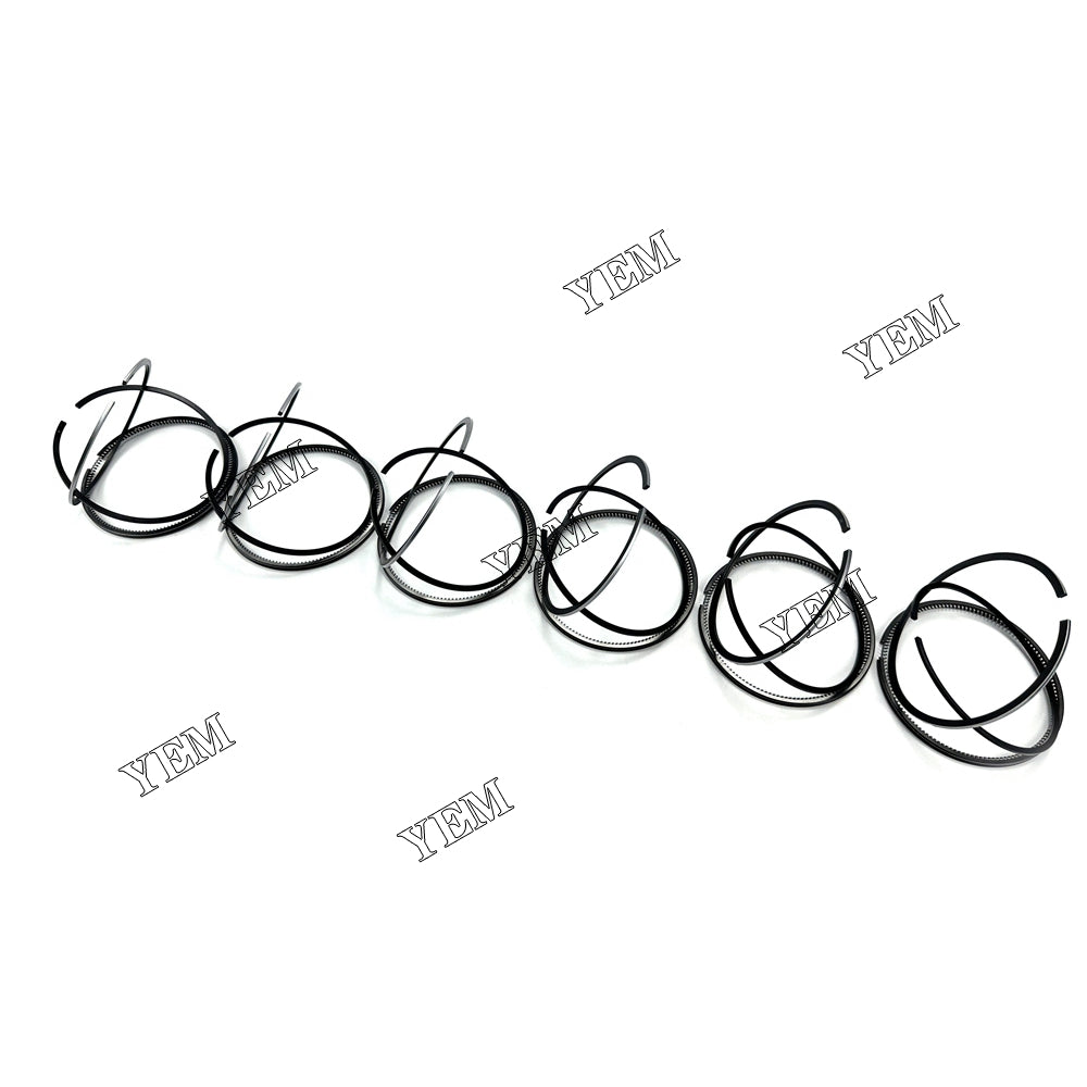 For Shibaura 3013C 84.5mm Piston Ring+0.5mm Flat mouth 6 Cylinder Diesel Engine Parts For Shibaura