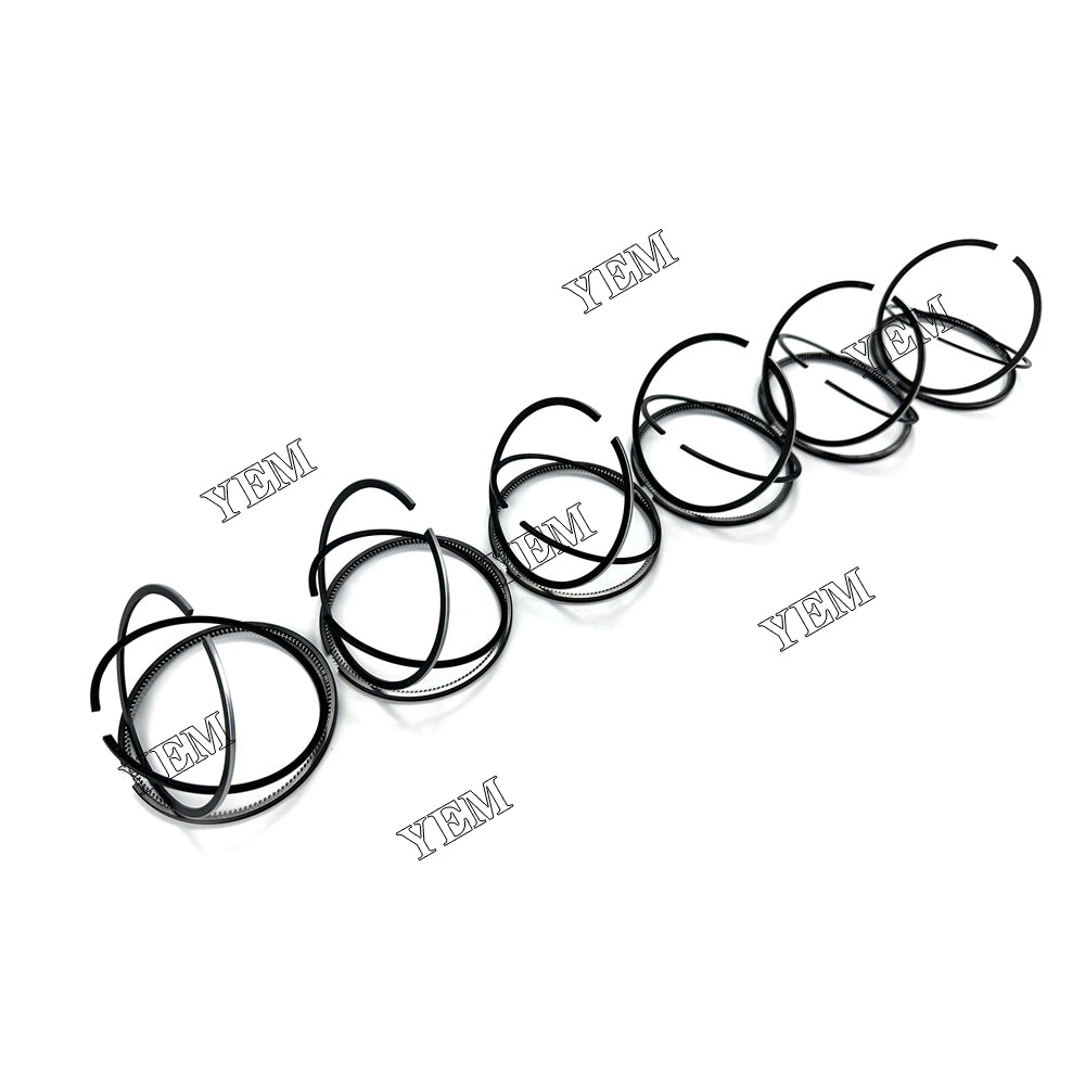 For Mitsubishi S6S  Piston Ring+0.5mm 4.5MM 6 Cylinder Diesel Engine Parts For Mitsubishi