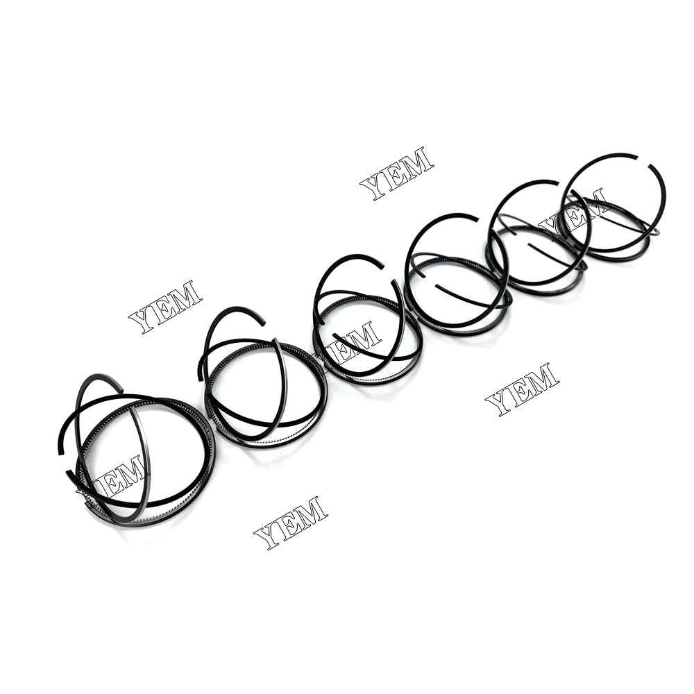 For Shibaura 3013C 84.5mm Piston Ring+0.5mm Flat mouth 6 Cylinder Diesel Engine Parts For Shibaura