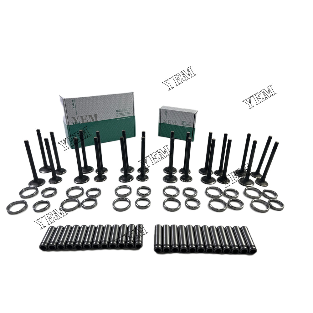 QSB6.7 Intake & Exhaust Valve Guide Seat Kit For Cummins R 200 W 7 A excavator For Cummins