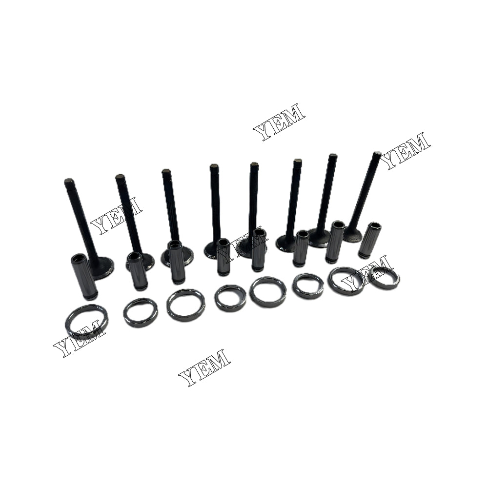 4TNV88C Intake & Exhaust Valve Guide Seat Kit For Yanmar ZX55U-6 excavator For Yanmar