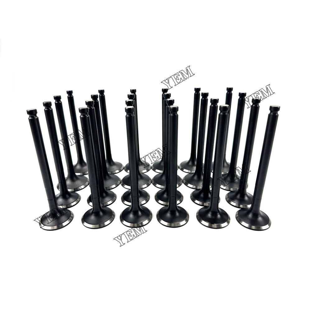 24 PCS 6M61 Intake Valve & Exhaust Valve Kit For Mitsubishi For Mitsubishi