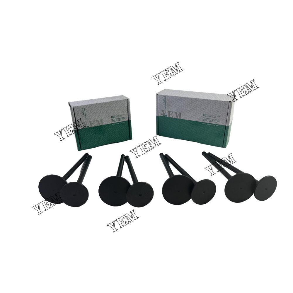 8 PCS 1004-4 Intake Valve & Exhaust Valve Kit For Perkins Weimar M 1000 B excavator For Perkins