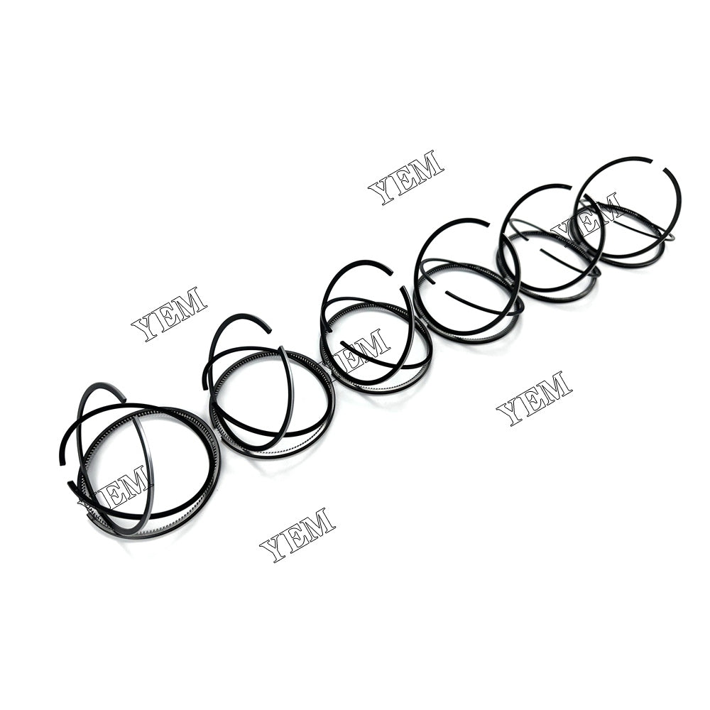 6PCS P11C Piston Rings Set STD 122.5m For Hino m SK 460 8 excavator For Hino