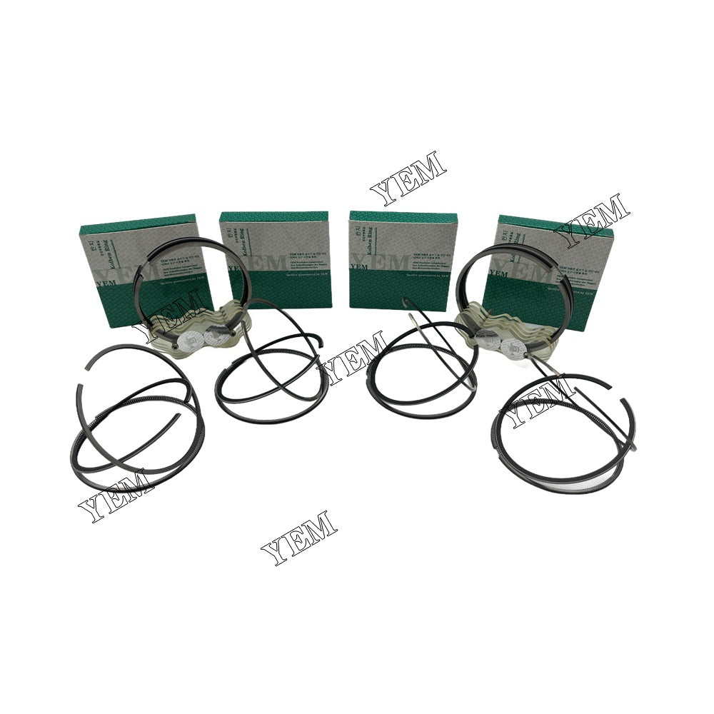 6PCS EK130 Piston Rings Set STD For Hino EK130 Engine For Hino