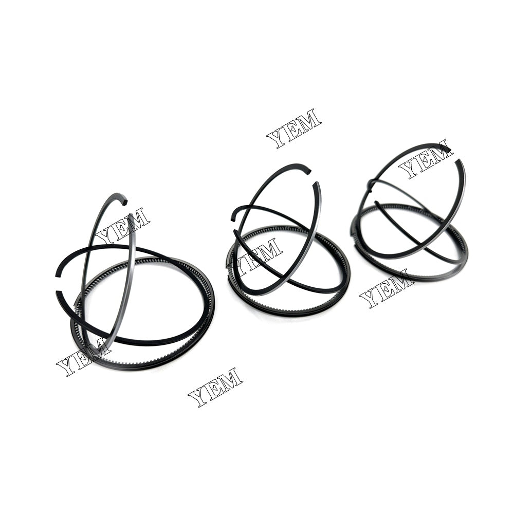 3PCS S3L Piston Rings Set STD 78mm For Mitsubishi 2015 GS202 tractor For Mitsubishi