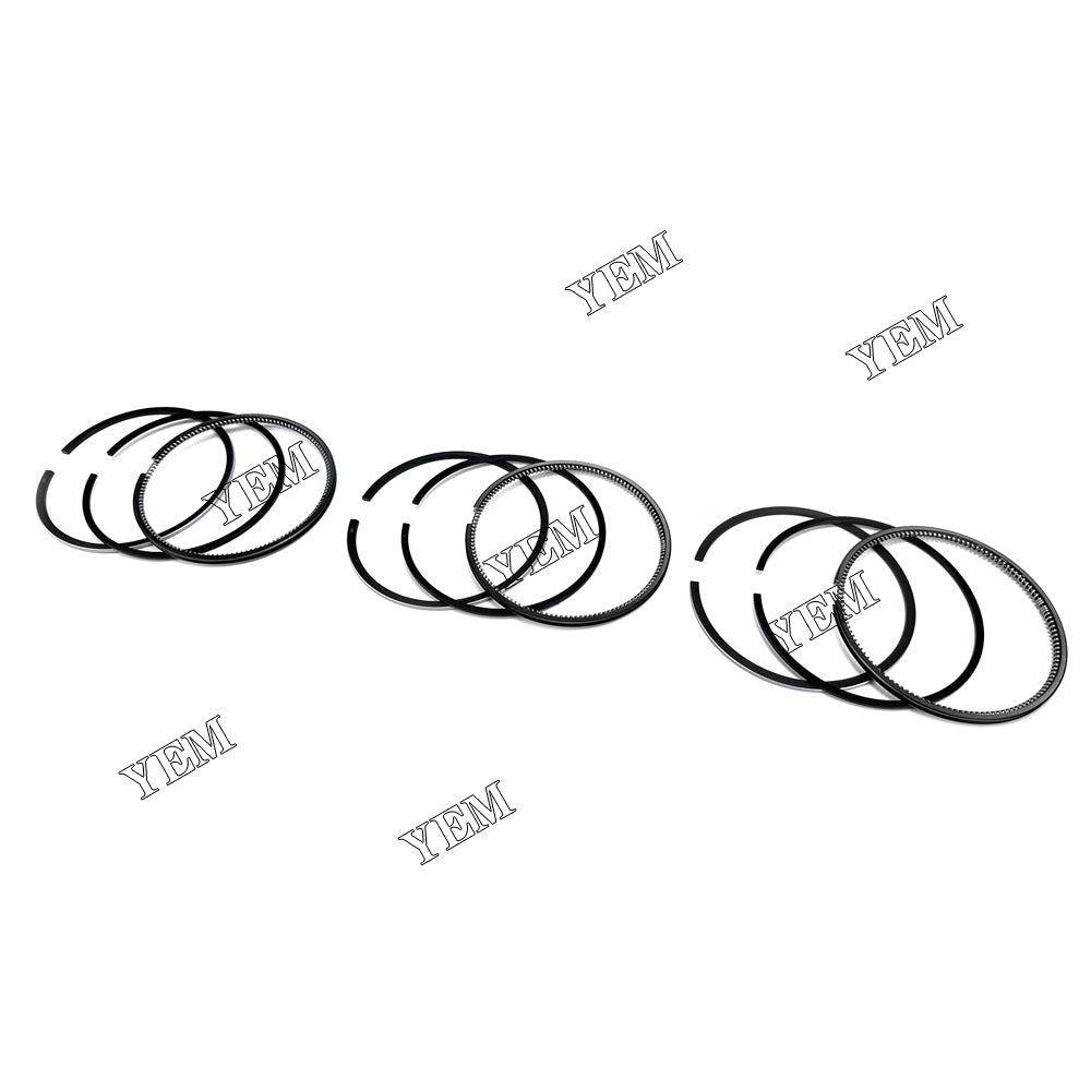 3PCS S3L Piston Rings Set STD 78mm For Mitsubishi 2015 GS202 tractor For Mitsubishi