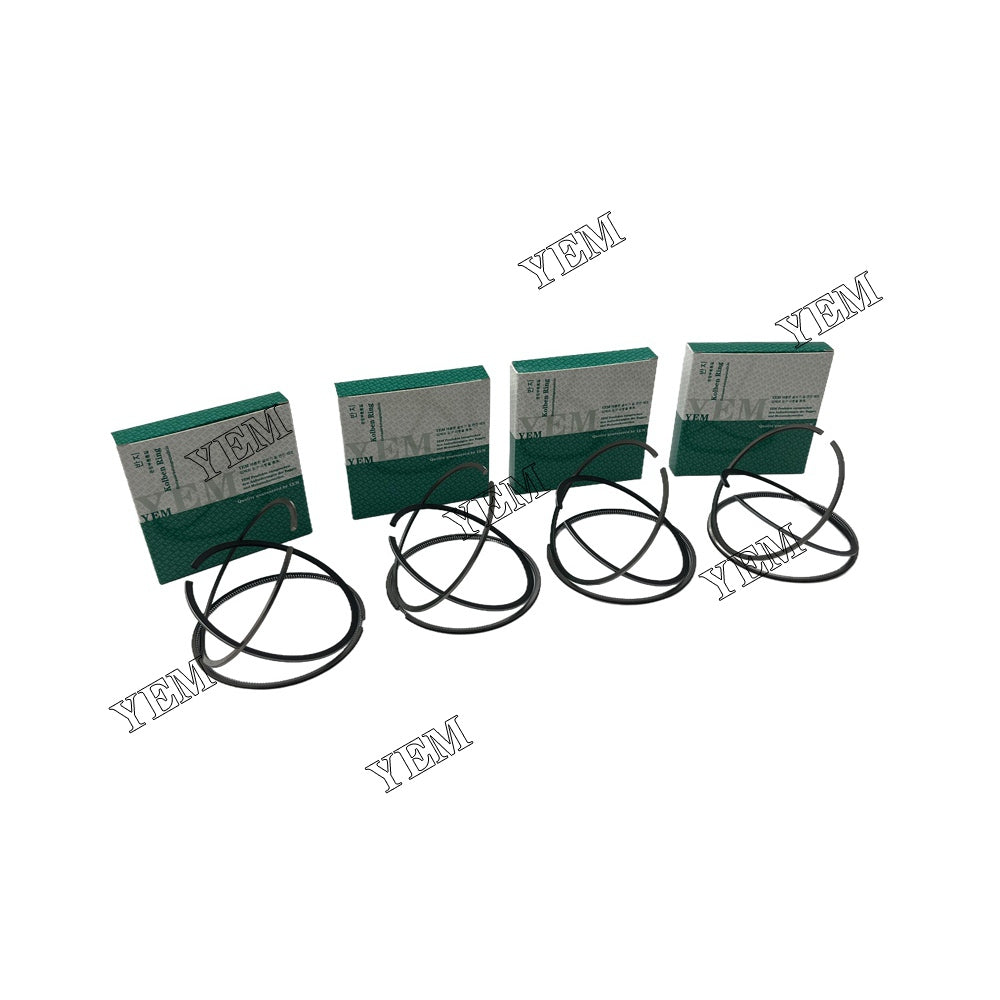 4PCS 4TN78 Piston Ring For Yanmar STD Excavator parts For Yanmar