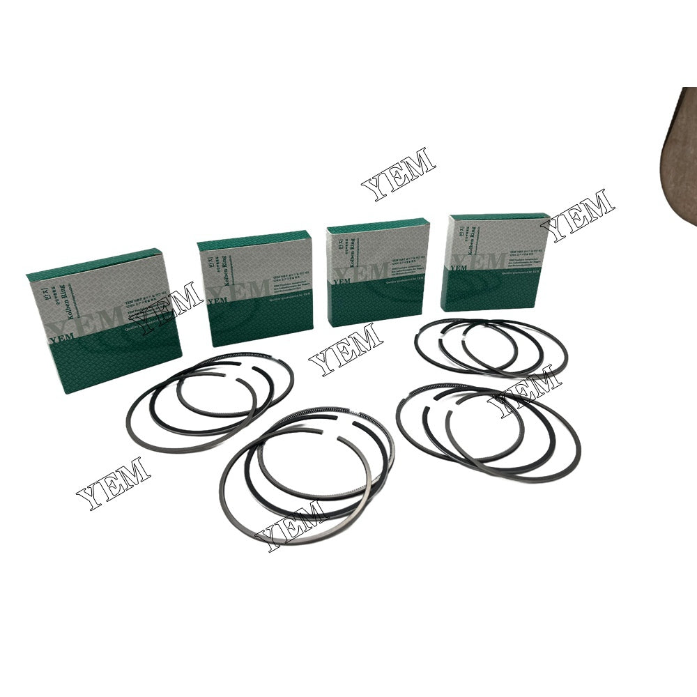 4PCS D3.8 Piston Rings Set STD For Volvo D3.8 Engine For Volvo