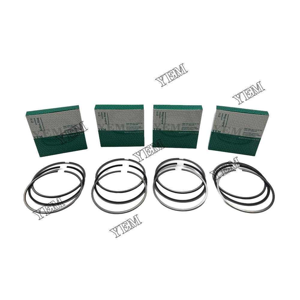 4PCS V6108 Piston Rings Set STD 118mm For Kubota excavator For Kubota