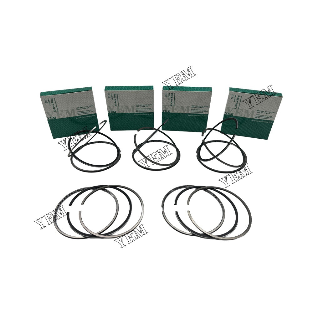 5PCS F2302 Piston Rings Set STD For Kubota Excavator For Kubota