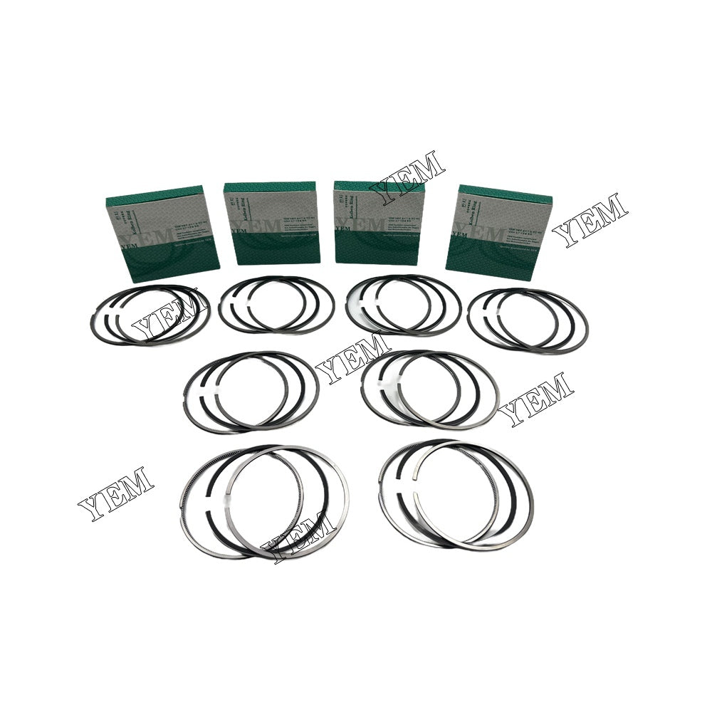 8PCS 8DC9 Piston Rings Set STD For Mitsubishi 8DC9 Engine