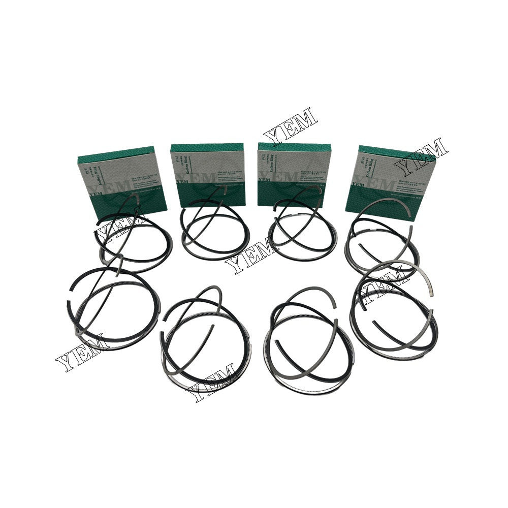 8PCS RF8 Piston Rings Set STD 138mm For Nisssan excavator