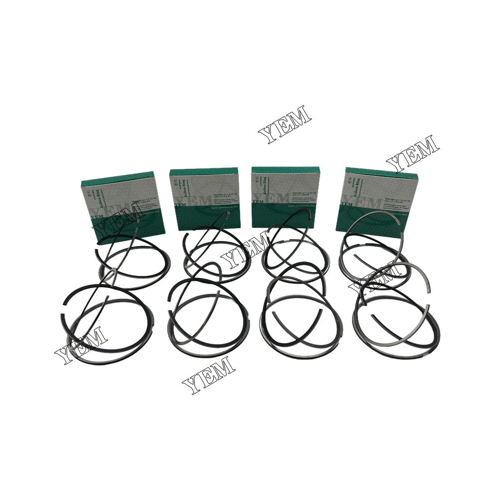 8PCS 8DC10 Piston Rings Set STD 138mm For Mitsubishi excavator