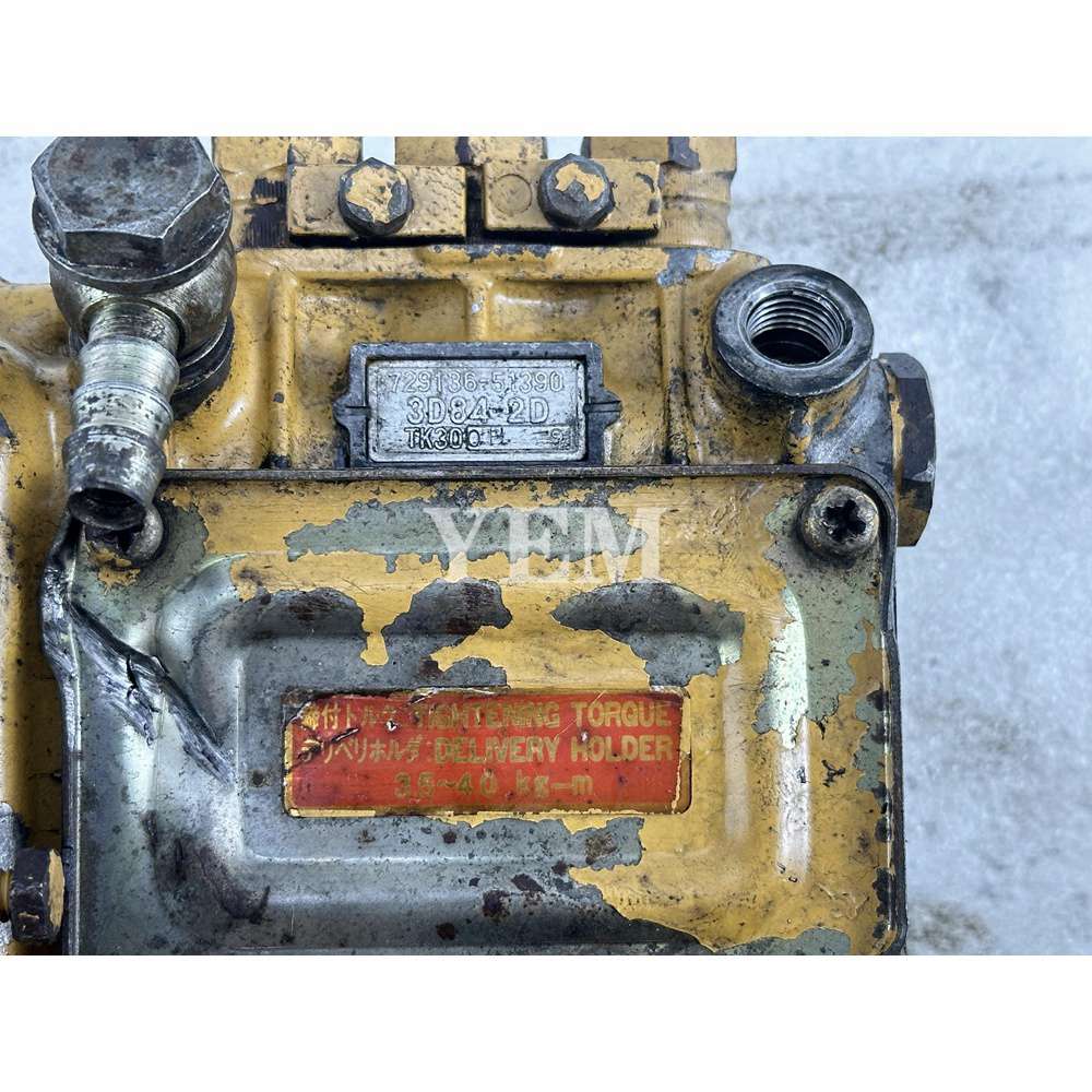 Used Fuel Injection Pump For Yanmar 3D84-2 Excavator Engine Parts For Yanmar