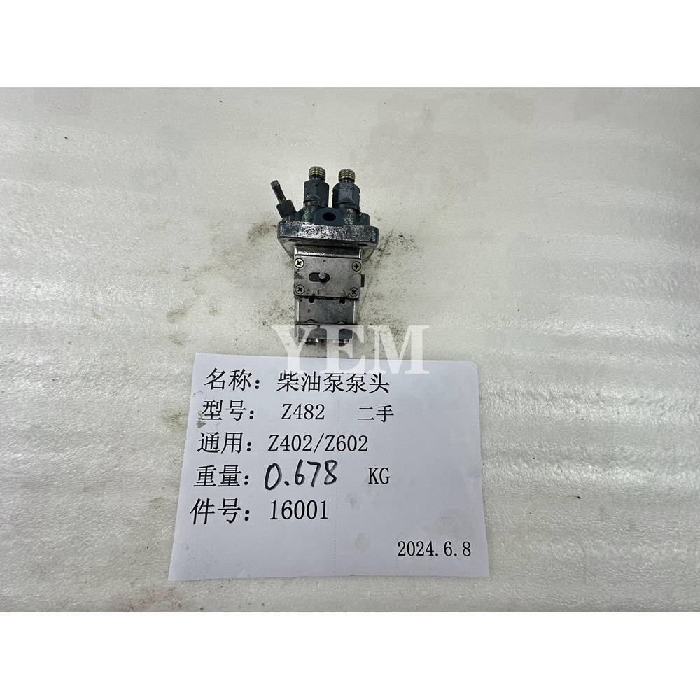 Used Fuel Injection Pump 16001-5101 For Kubota Z482 Excavator Engine Parts For Kubota