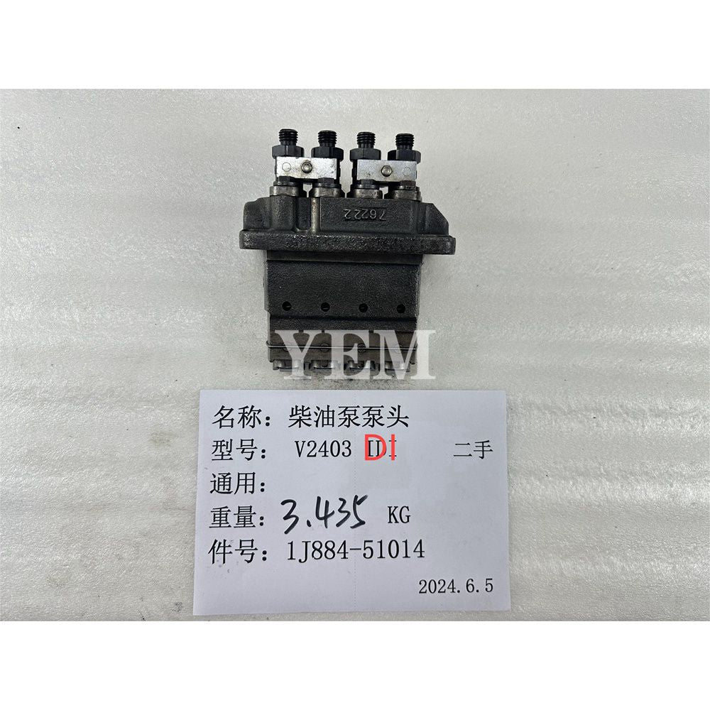 Used Fuel Injection Pump 1J884-51014 For Kubota V2403-DI V2403MDI Engine L3600 L3710 L4200 L4310 Loader For Kubota