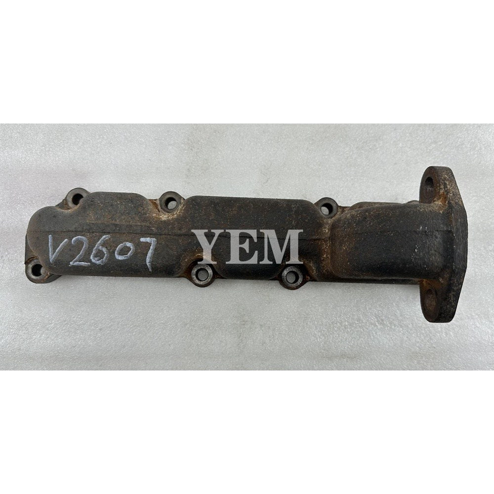 Used Exhaust Manifold For Kubota V2607 Engine Menzi A4 excavator