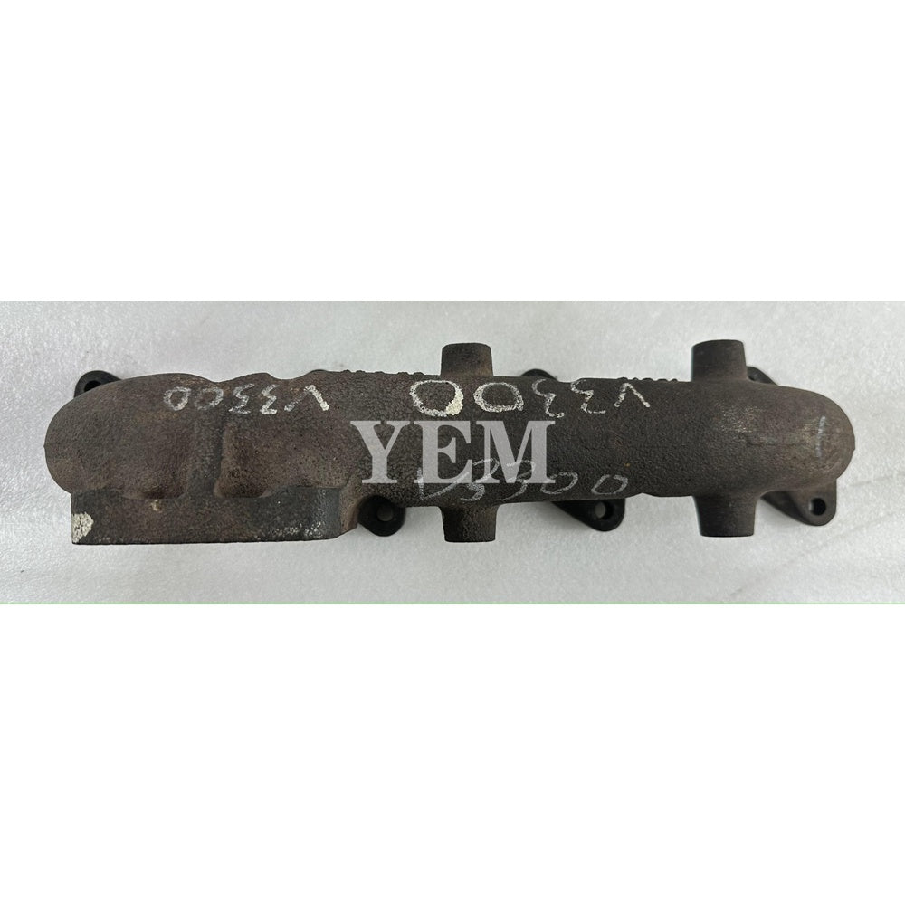 Used Exhaust Manifold 1C011-12310 For Kubota V3300 Engine Messersi M 60 W excavator