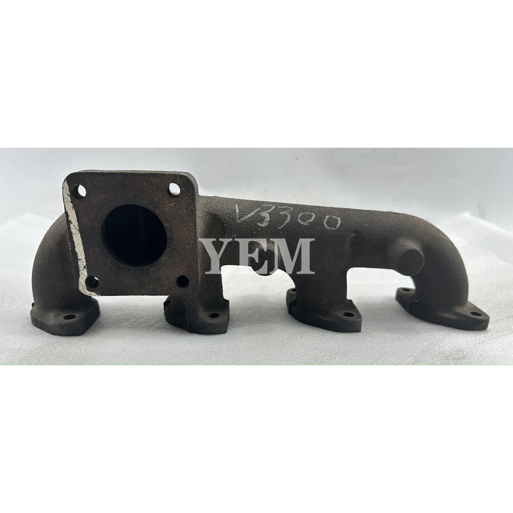 Used Exhaust Manifold 1C011-12310 For Kubota V3300 Engine Messersi M 60 W excavator For Kubota