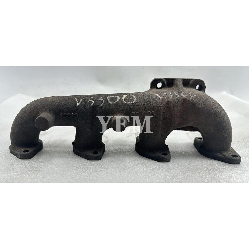 Used Exhaust Manifold 1C011-12310 For Kubota V3300 Engine Messersi M 60 W excavator For Kubota