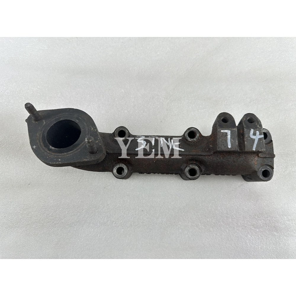 Used Exhaust Manifold For Yanmar 3TNE74 Engine John Deere X495 4100 X595 2210 4110 1435 tracto