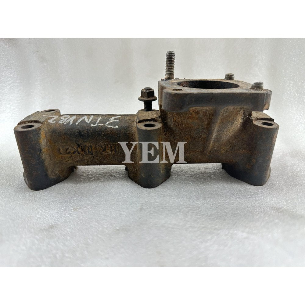 Used Exhaust Manifold For Yanmar 3TNV82 Engine Excavator VIO30 VIO27 B3 Tractor EG224 For Yanmar