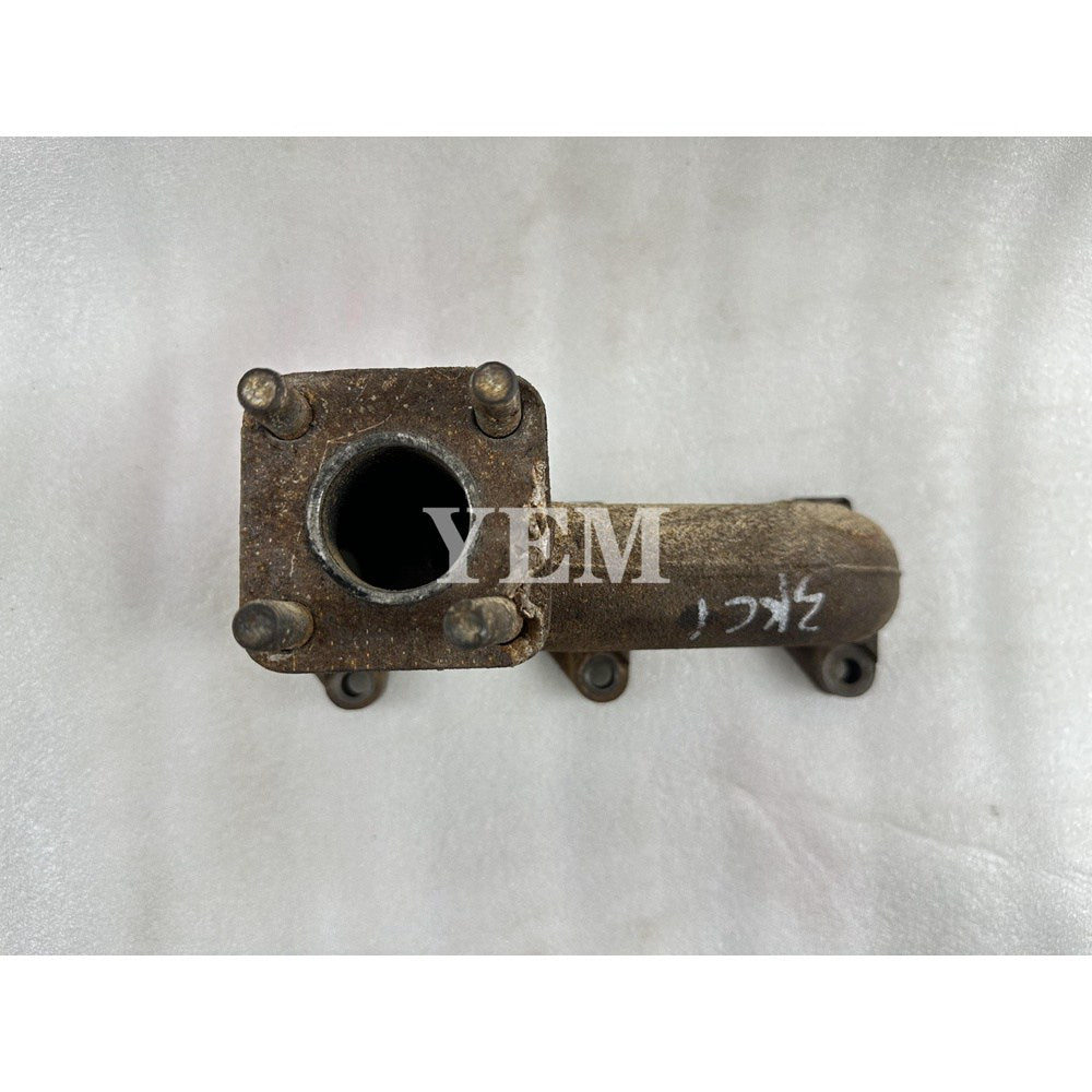 Used Exhaust Manifold For Isuzu 3KC1 Engine EX12 EX15 EX20UR EX20UR-2 EX22 EX25 EX30UR EX30UR-2 Excavator