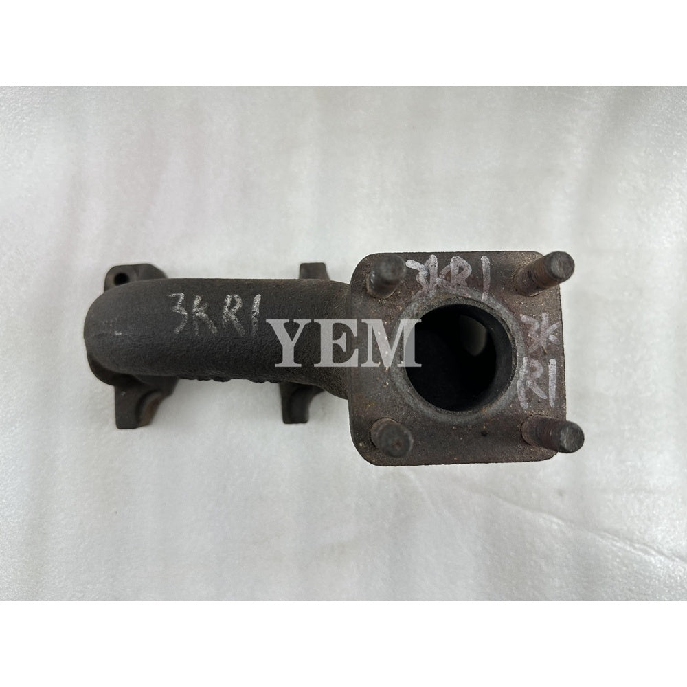 Used Exhaust Manifold For Isuzu 3KR1 Engine EX22 EX25 EX30 EX35 EX40UR EX40UR-2 Excavator