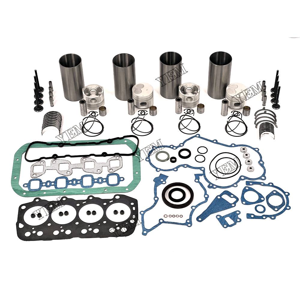 New in stock Engine Overhaul Rebuild Kit With Gasket Bearing Valve Set For Toyota 1DZ-2