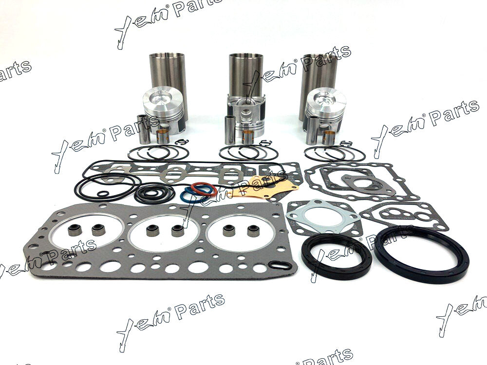 3T75 3TN75 REPAIR KIT PISTON +PISTON RING + CYLINDER LINER + FULL GASKET SET FOR YANMAR DIESEL ENGINE PARTS For Yanmar