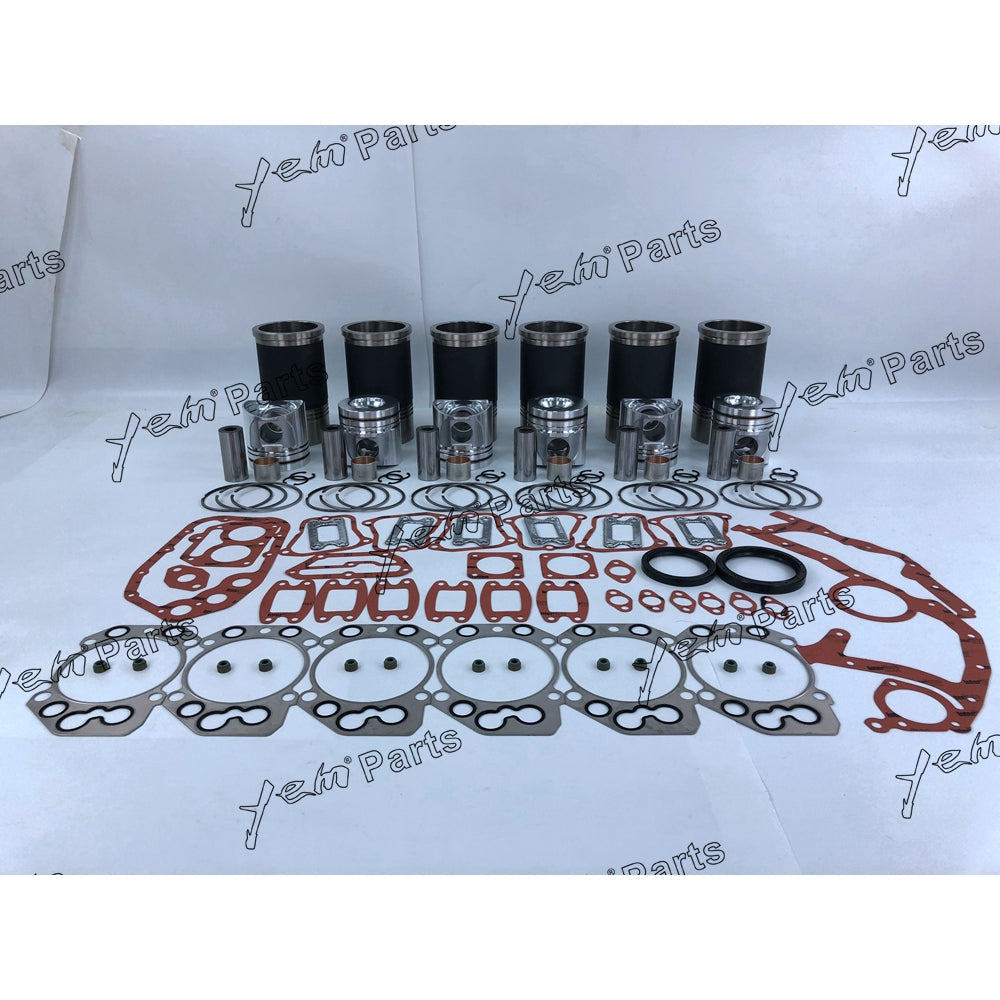 6pcs Overhaul Kit With Gasket Set For liebherr D926T Engine Parts