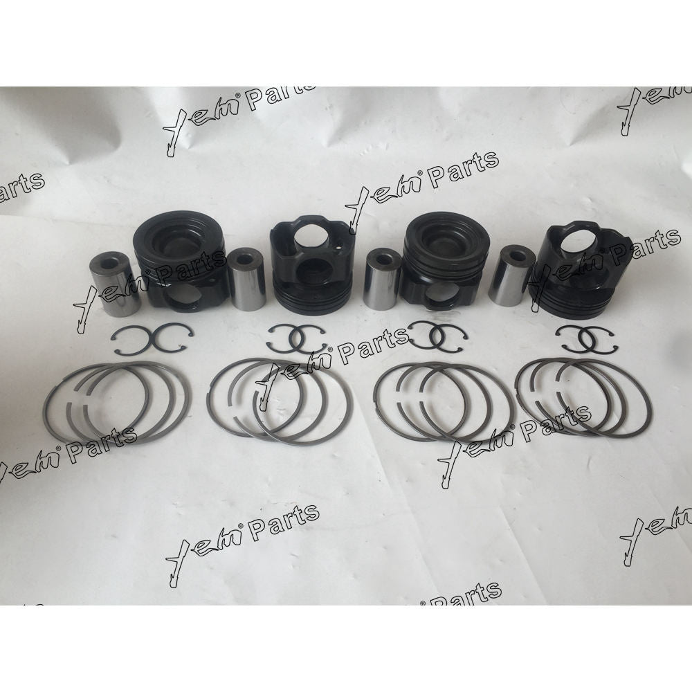 4pcs Piston With Rings For liebherr R926 Engine Parts