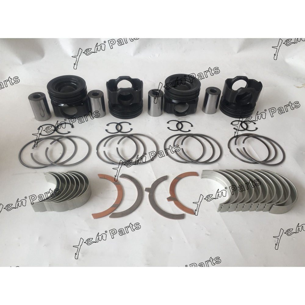 4pcs Piston With Rings Bearings Set For liebherr R926 Engine Parts