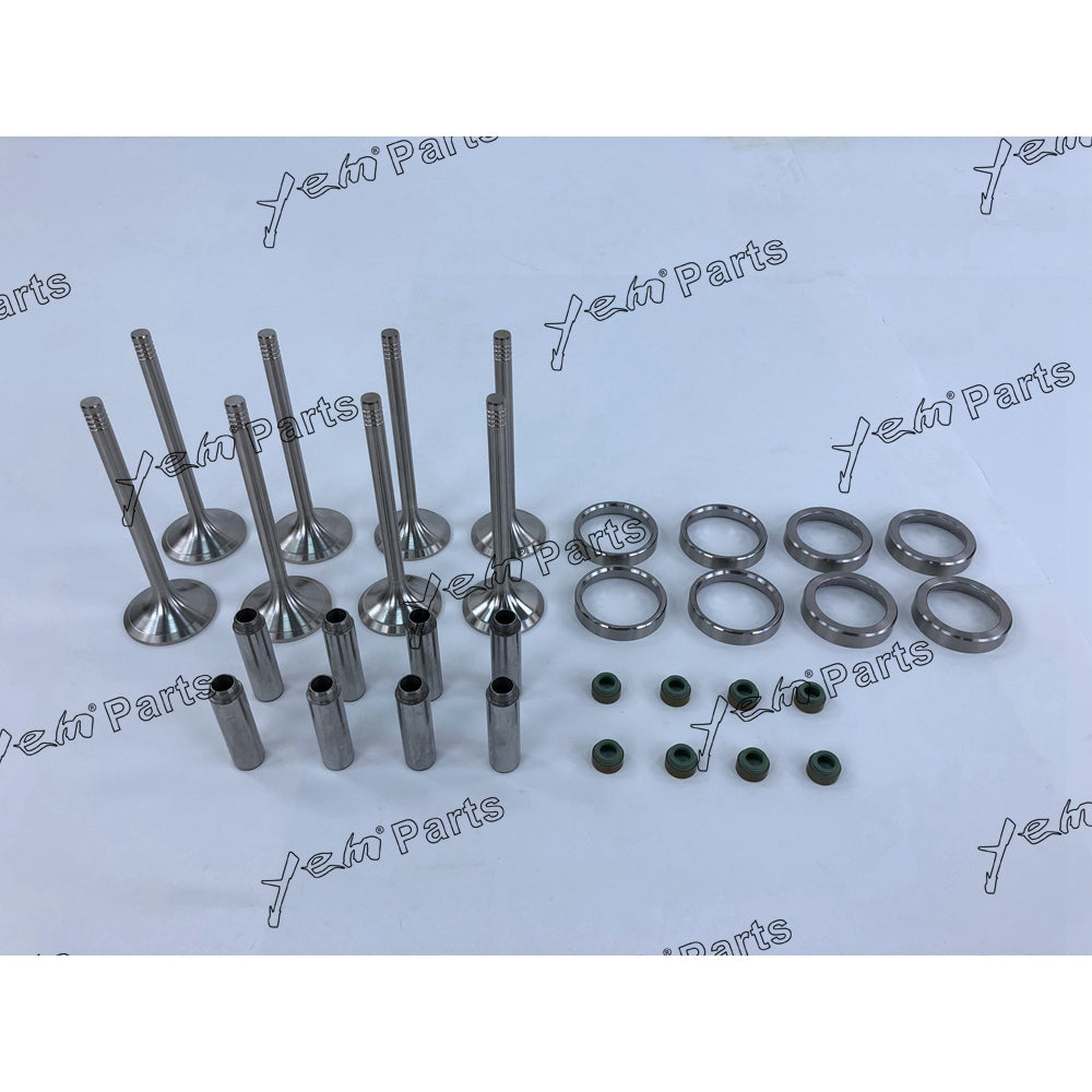8 pcs Valve Kit With Valve Guide Seat Seal For liebherr R924 Engine Parts