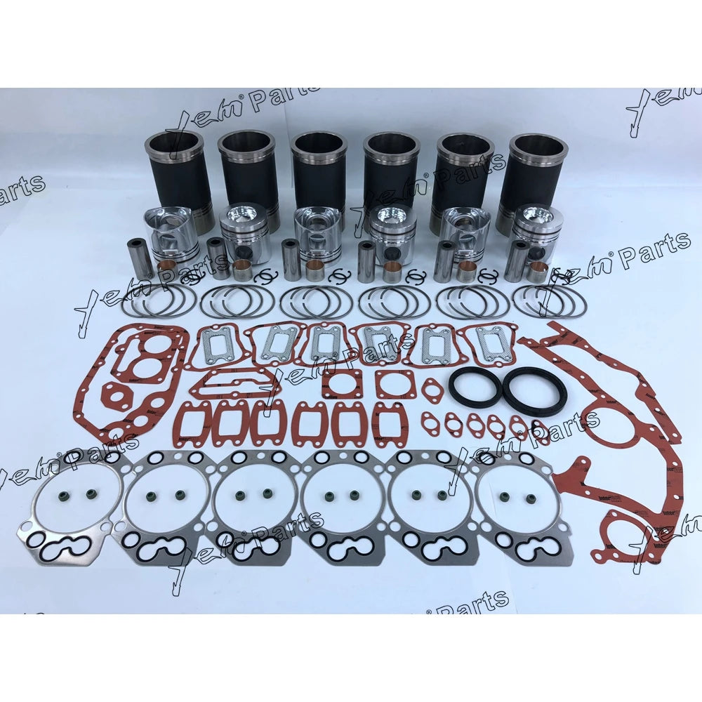 6pcs Overhaul Kit With Gasket Set For liebherr D926T Engine Parts For Liebherr