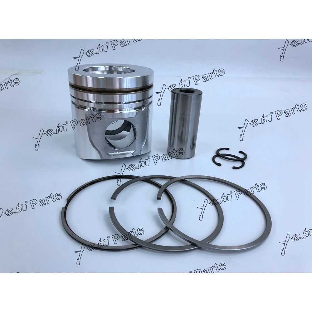 6pcs Piston & Rings For liebherr R944B Engine Parts