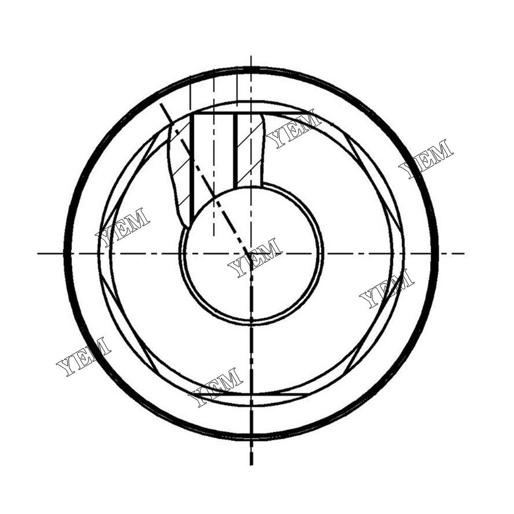 1x Part No.609-5258 Piston For Caterpillar spare parts YEMPARTS