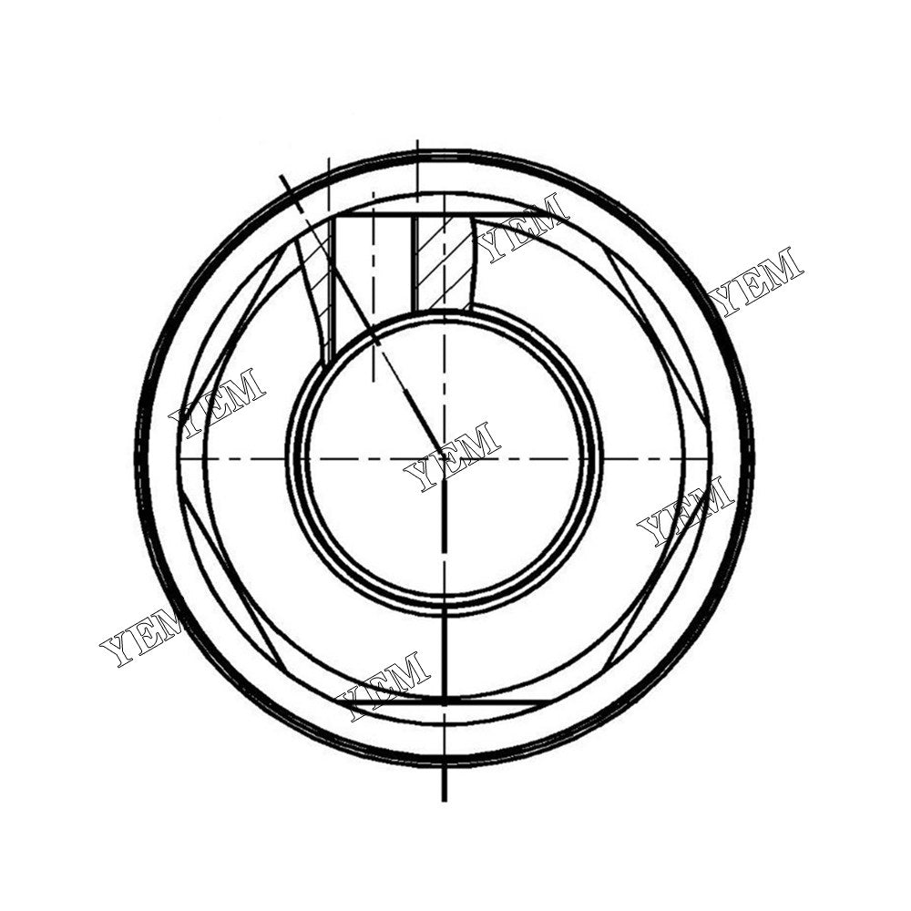 1x Part No.609-4291 Piston For Caterpillar spare parts YEMPARTS