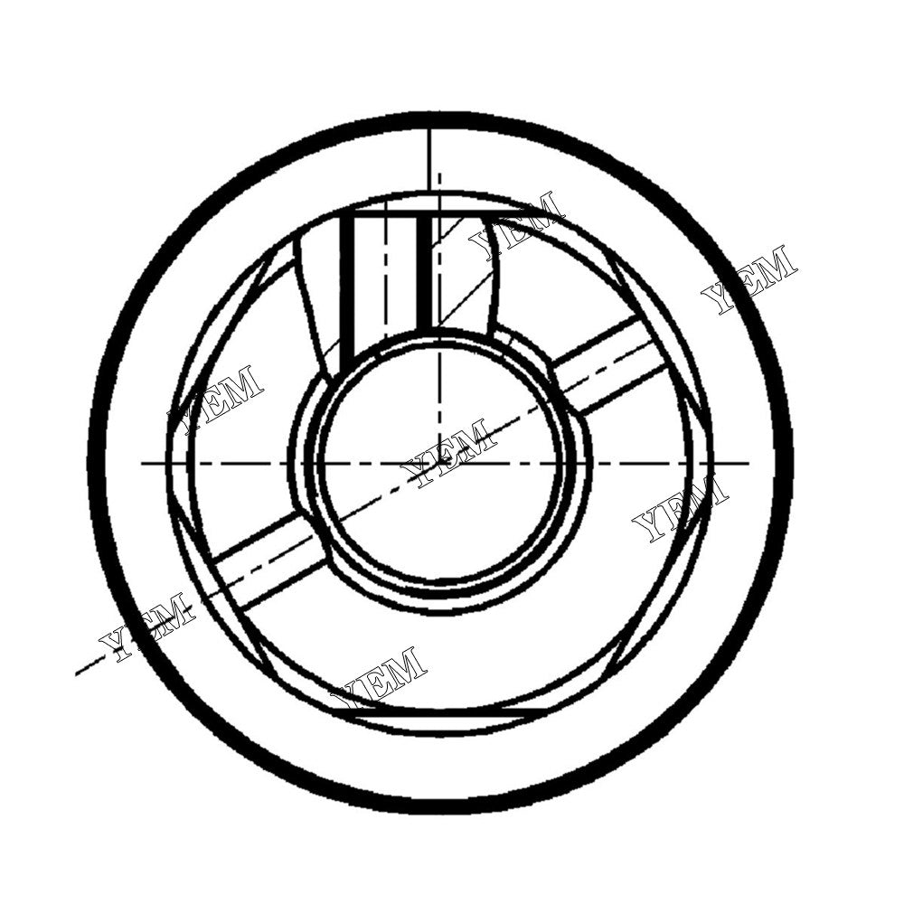 1x Part No.610-5828 Piston For Caterpillar spare parts YEMPARTS