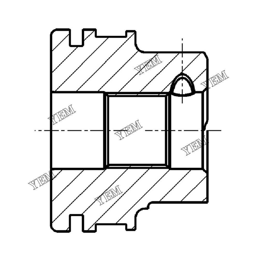 1x Part No.610-5828 Piston For Caterpillar spare parts YEMPARTS