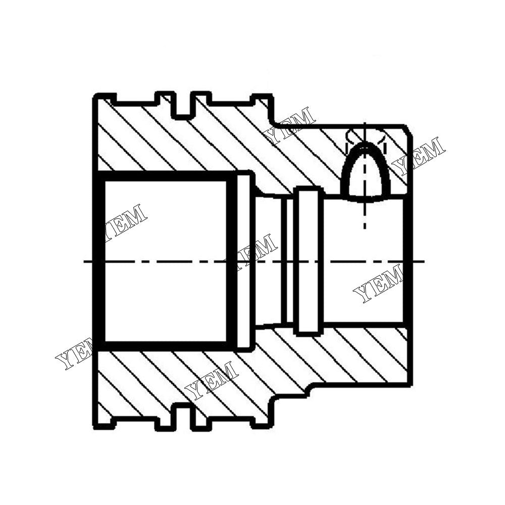 1x Part No.609-5254 Piston For Caterpillar spare parts YEMPARTS