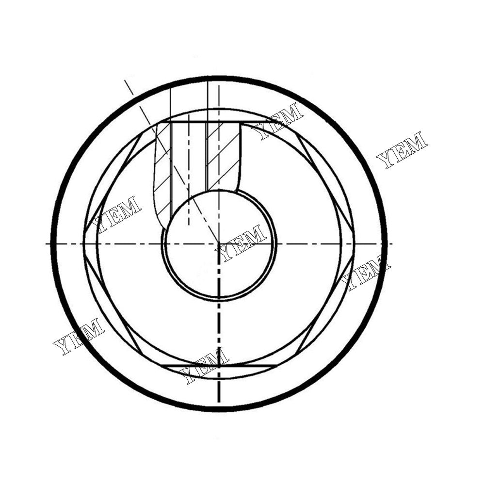 1x Part No.609-4293 Piston For Caterpillar spare parts YEMPARTS